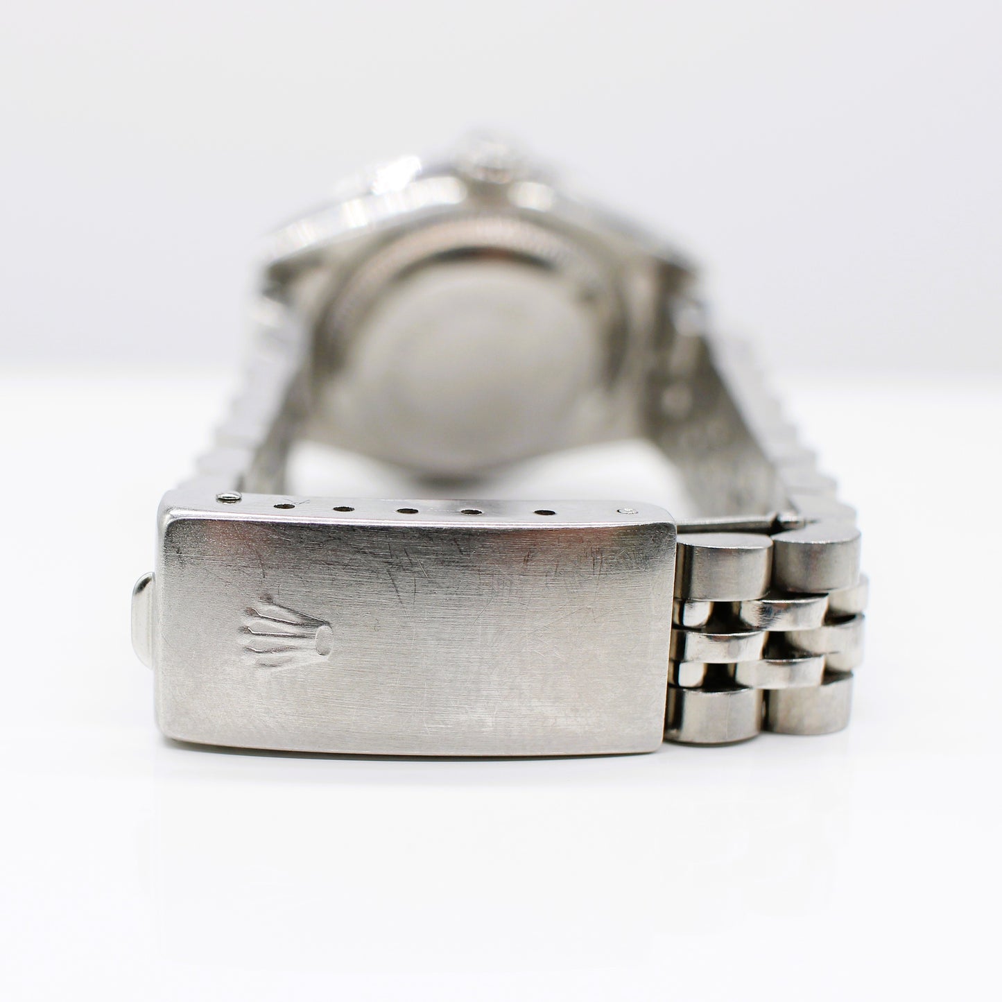 LADIES STEEL & WHITE GOLD ROLEX OYSTER PERPETUAL DATE JUST