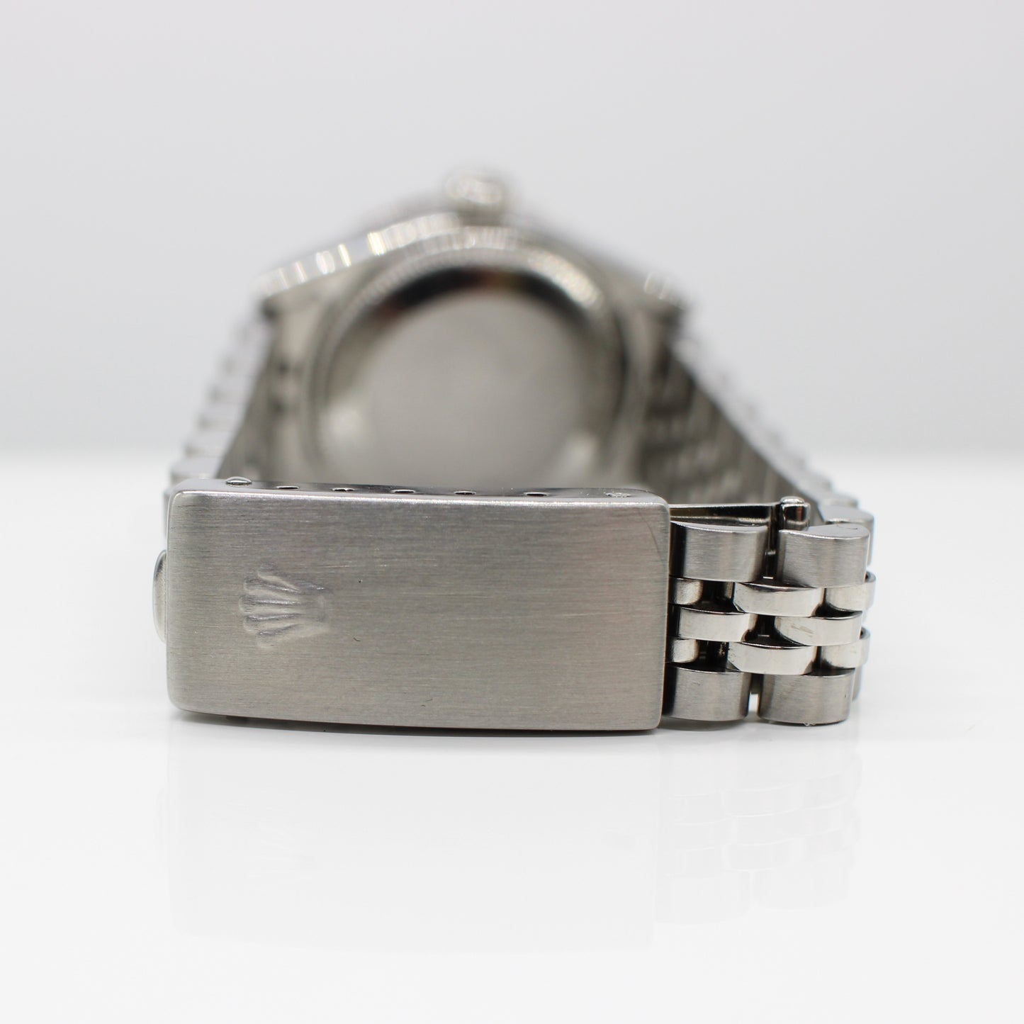 LADIES STEEL & WHITE GOLD ROLEX OYSTER PERPETUAL DATE JUST