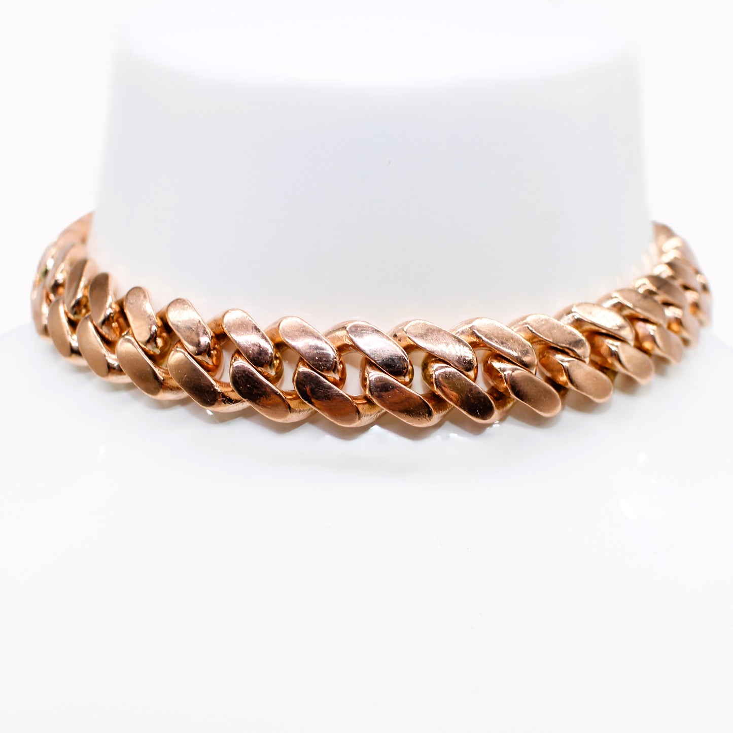 9K ROSE GOLD & DIAMOND BRACELET 4.95CT