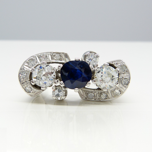 1.23CT BESPOKE DECO-STYLE RING