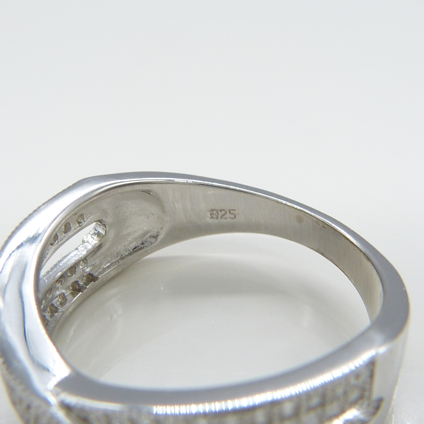 SILVER INFINITY RING