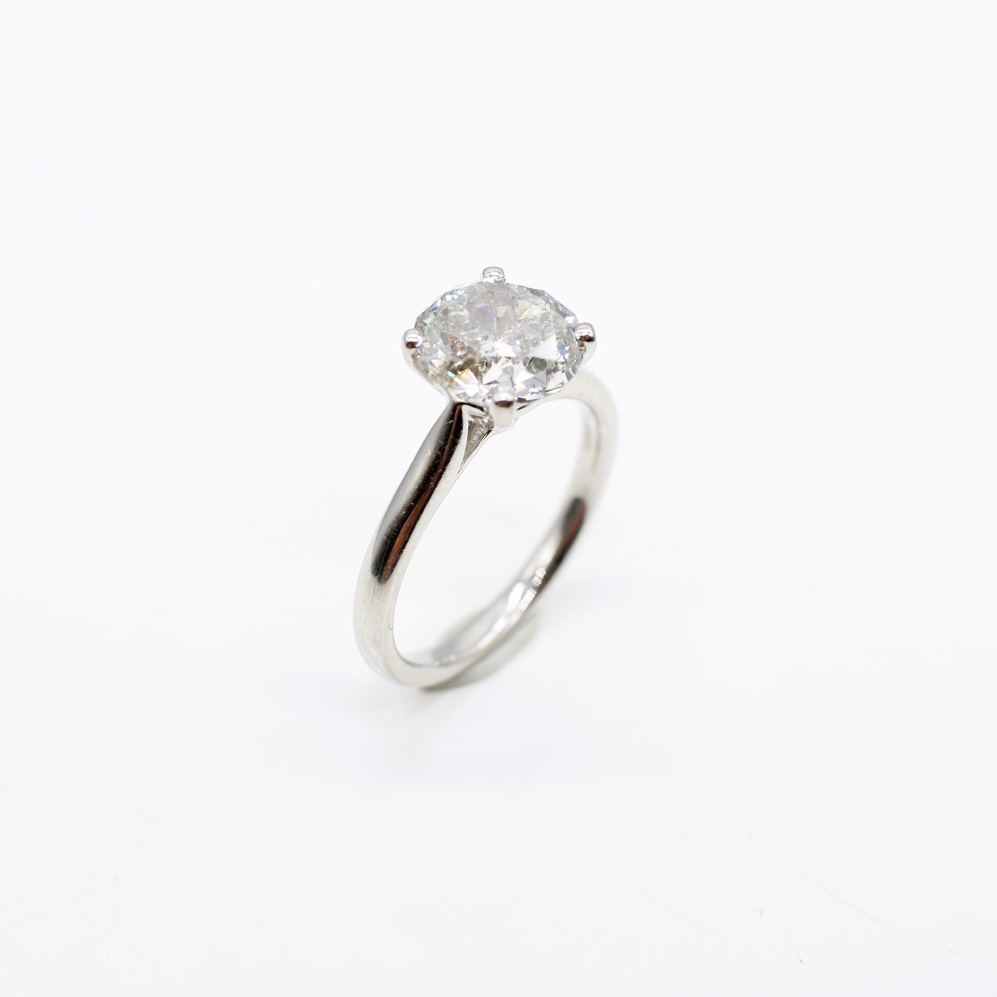 PLATINUM 2.37CT DIAMOND SOLITAIRE RING