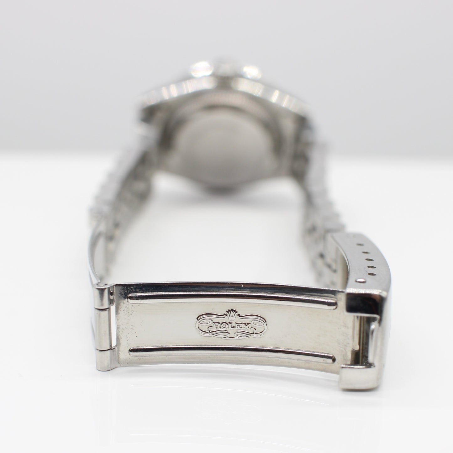 LADIES STEEL & WHITE GOLD ROLEX OYSTER PERPETUAL DATE JUST