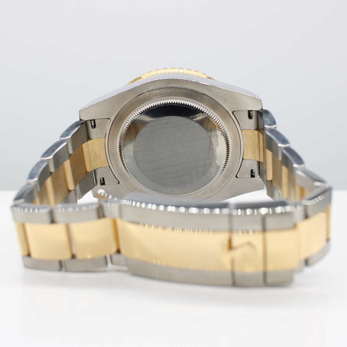 STAINLESS STEEL & GOLD ROLEX OYSTER PERPETUAL GMT MASTER II