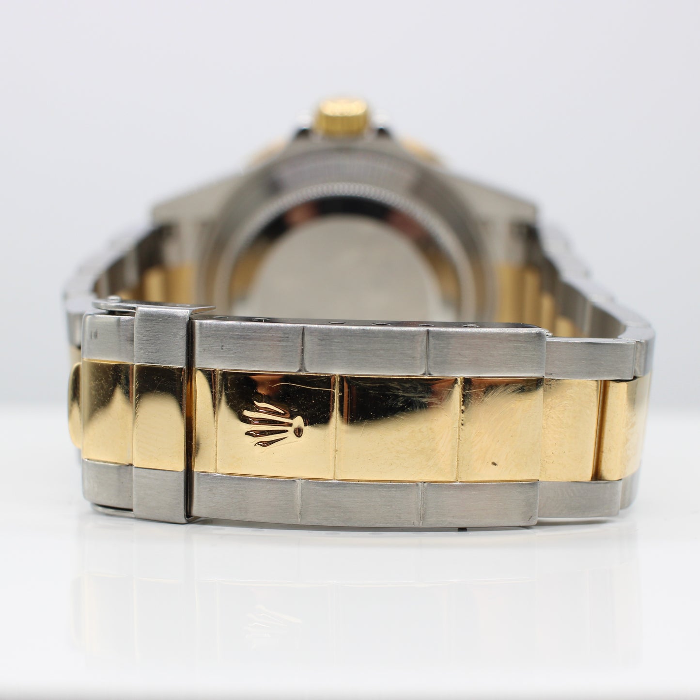 STAINLESS STEEL & GOLD ROLEX OYSTER PERPETUAL SUBMARINER DATE JUST