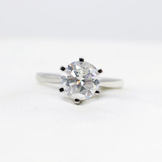 PLATINUM 2.00CT NEAR COLOURLESS DIAMOND SOLITAIRE