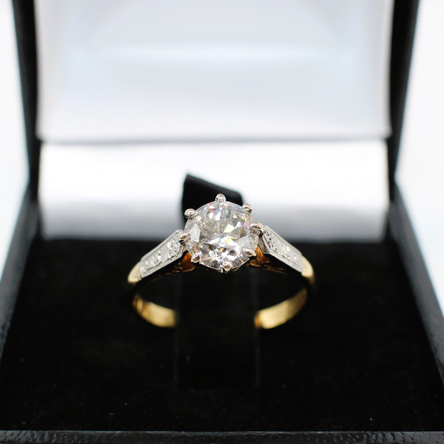 1.20CT 18K PLATINUM SOLITAIRE RING