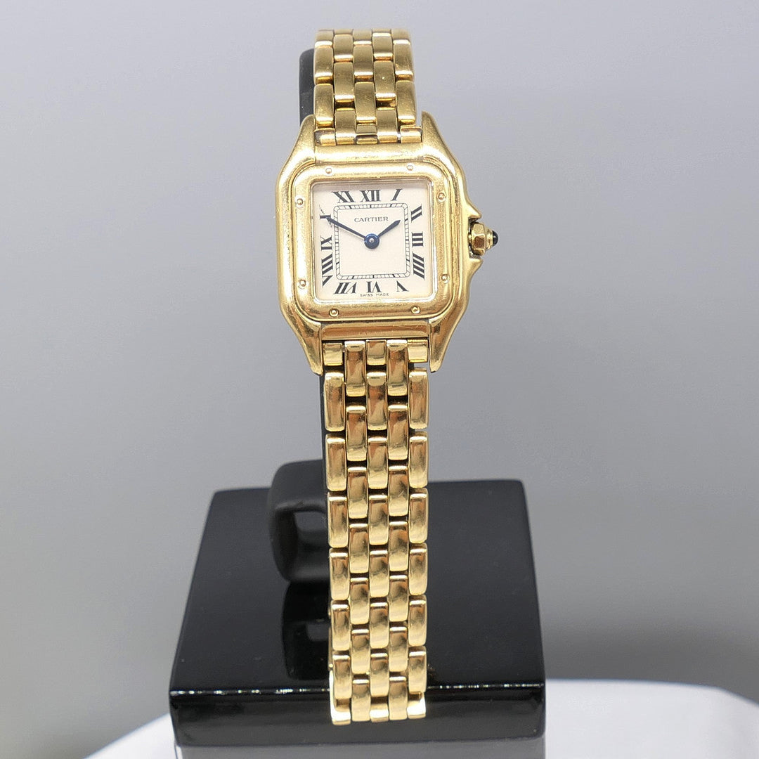 Ladies Cartier Panthère 21mm 18ct Gold Wrist Watch