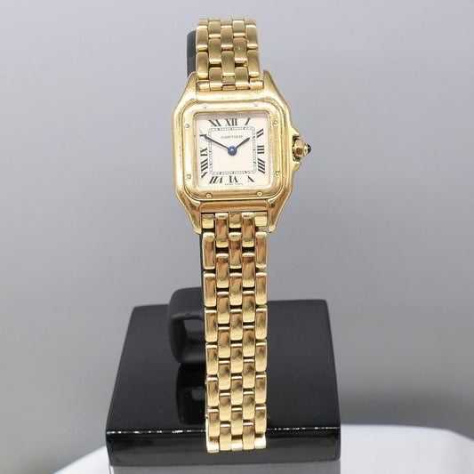 Ladies Cartier Panthère 21mm 18ct Gold Wrist Watch