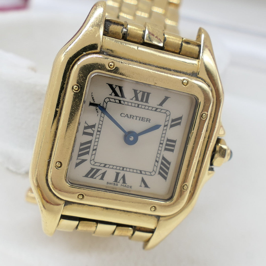 Ladies Cartier Panthère 21mm 18ct Gold Wrist Watch