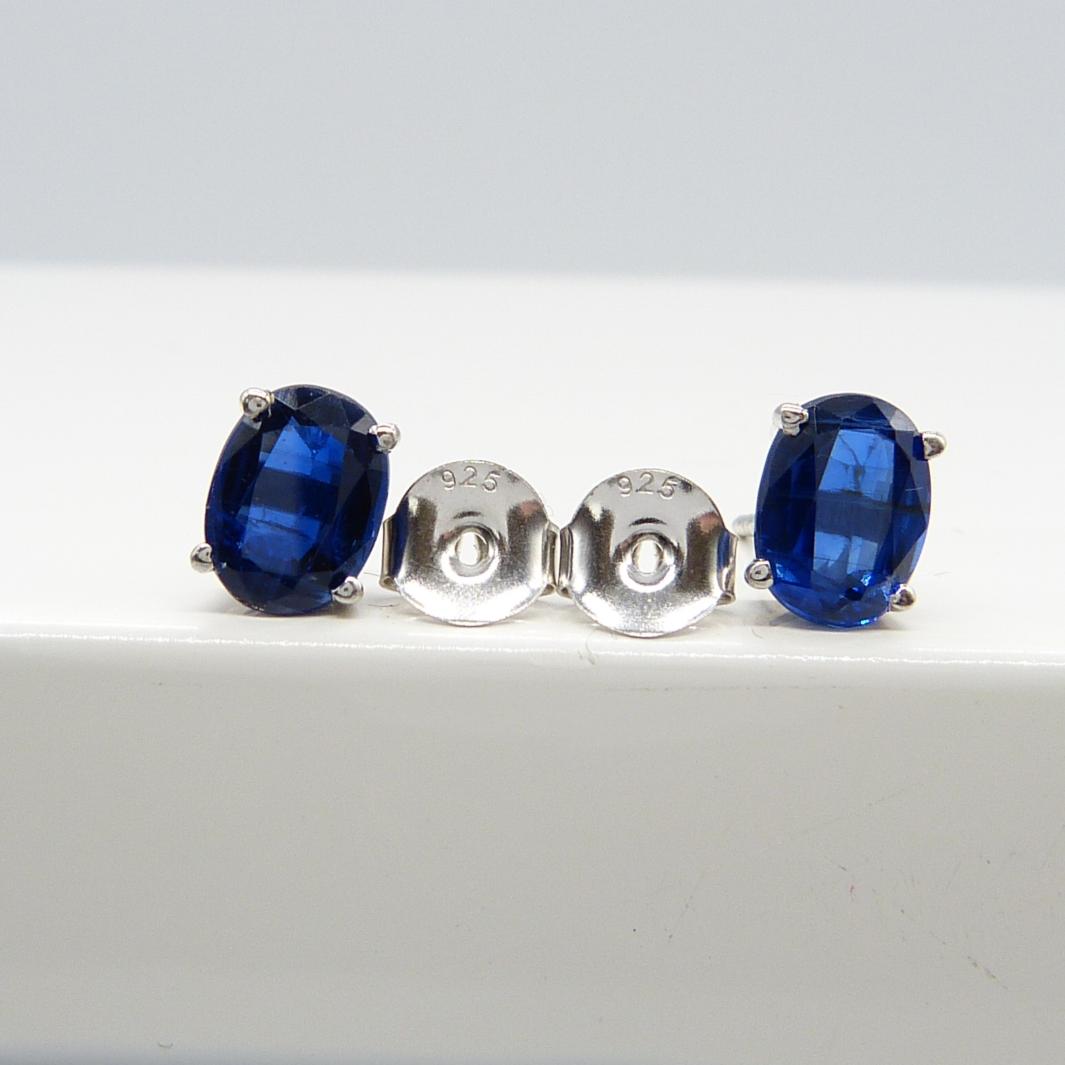 KYANITE & SILVER STUDS