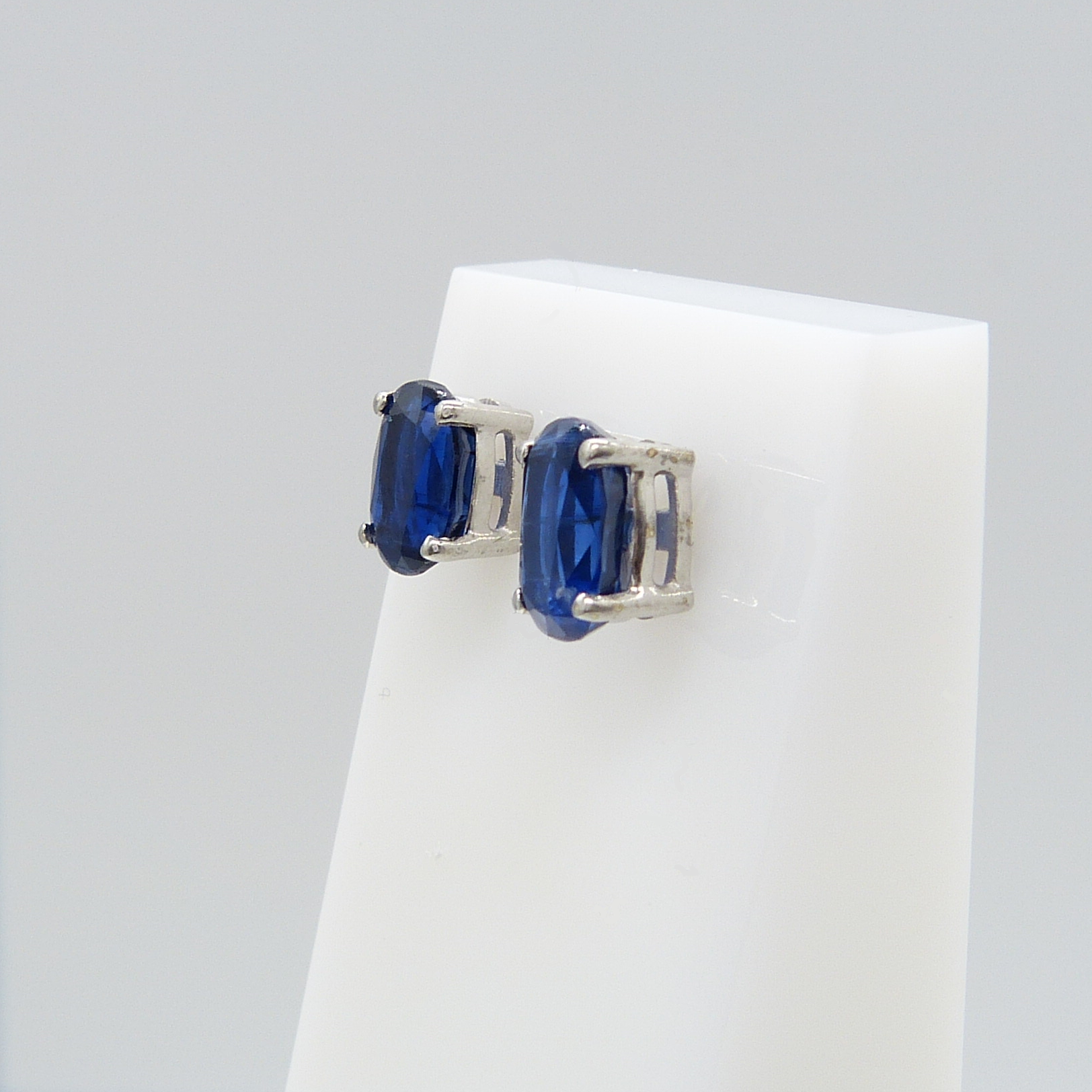 KYANITE & SILVER STUDS