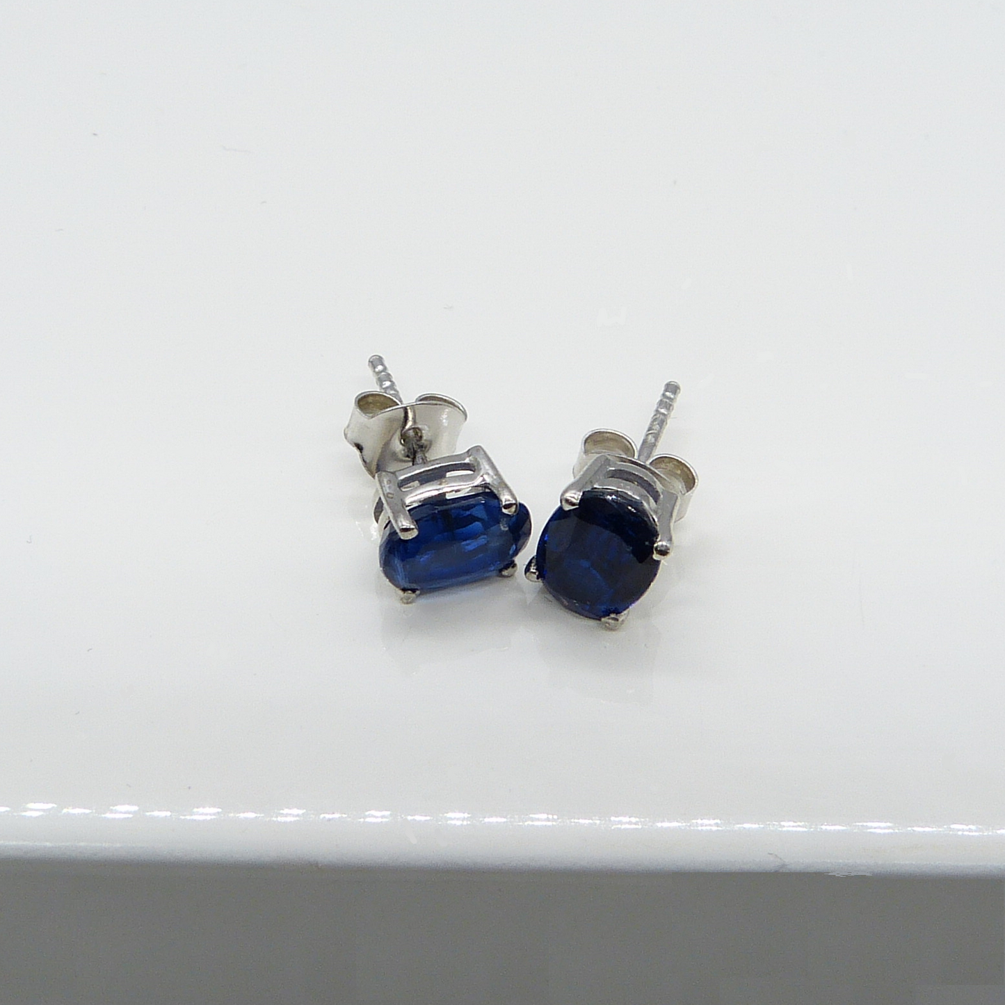 KYANITE & SILVER STUDS