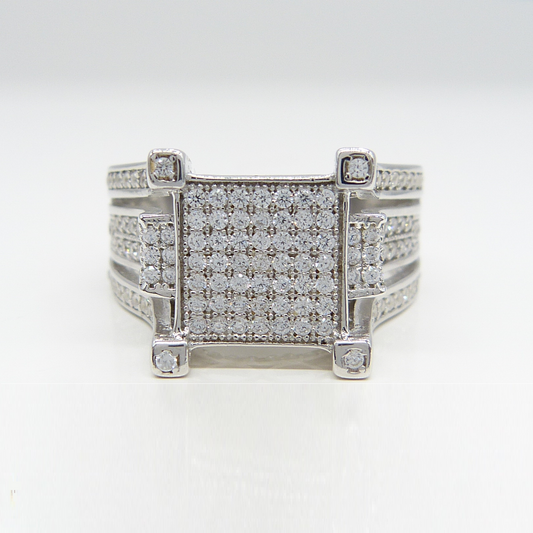SILVER DINNER RING