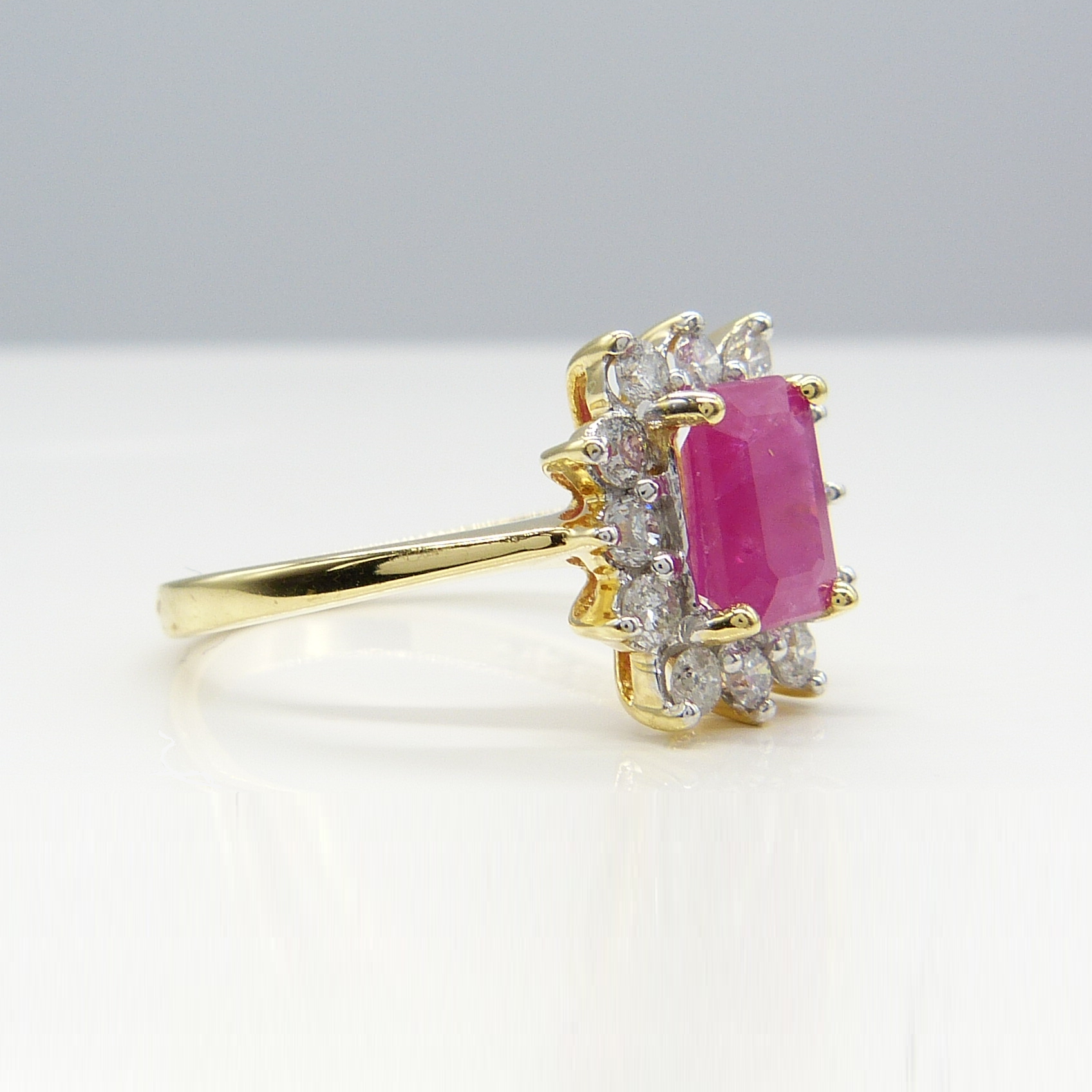 1.20CT RUBY & DIAMOND RING