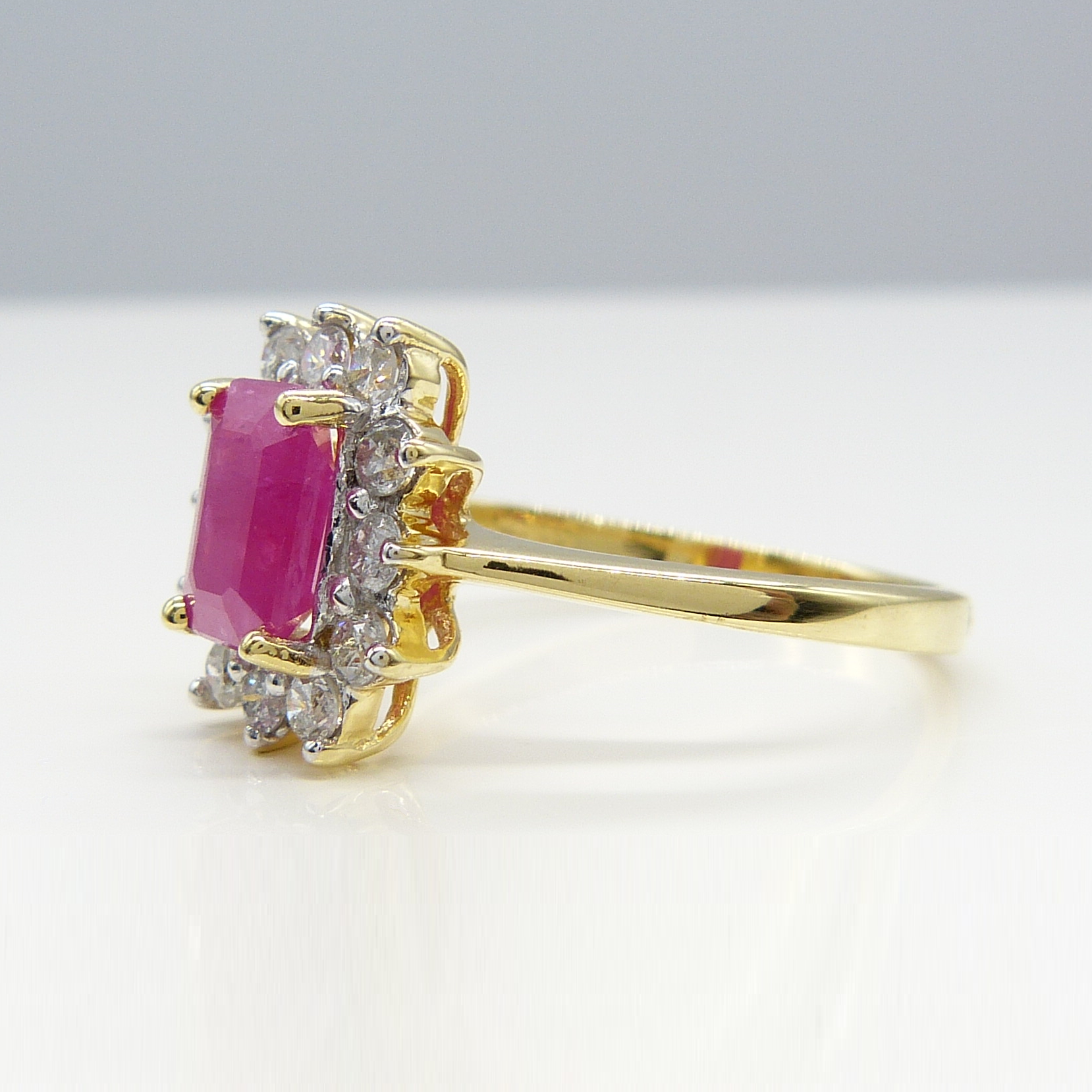 1.20CT RUBY & DIAMOND RING