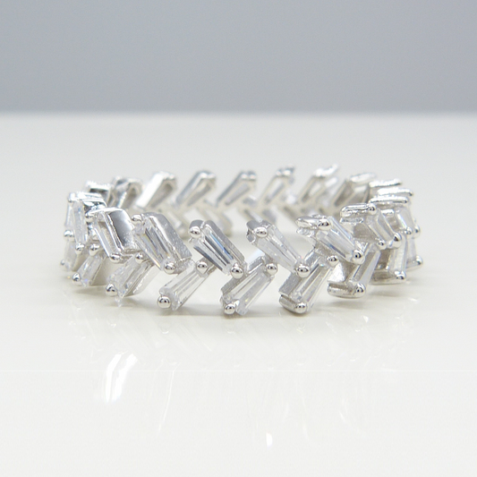 SILVER ETERNITY BAND