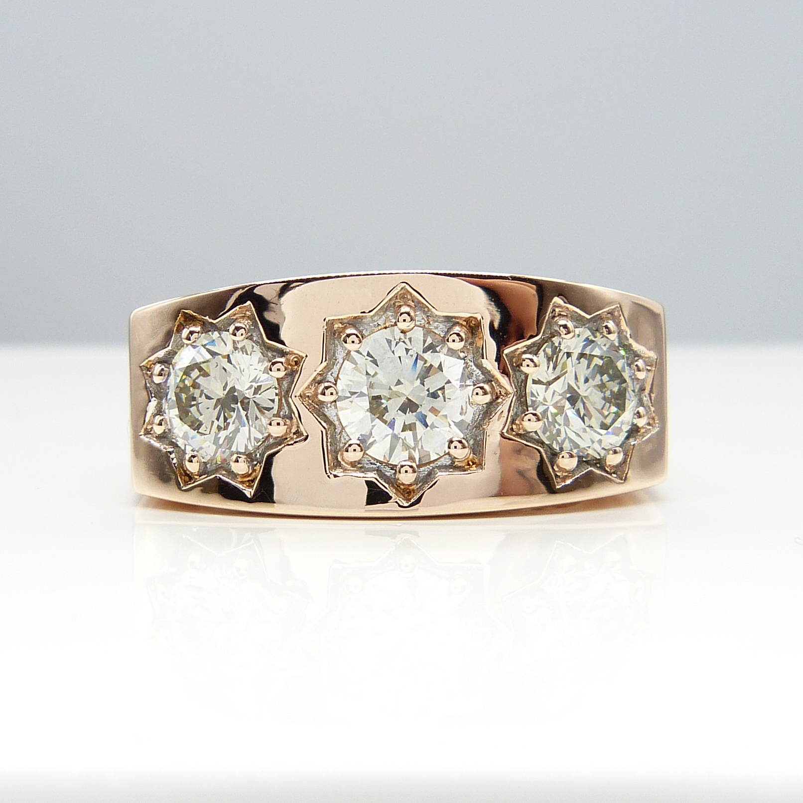 18K ROSE GOLD GYPSY RING