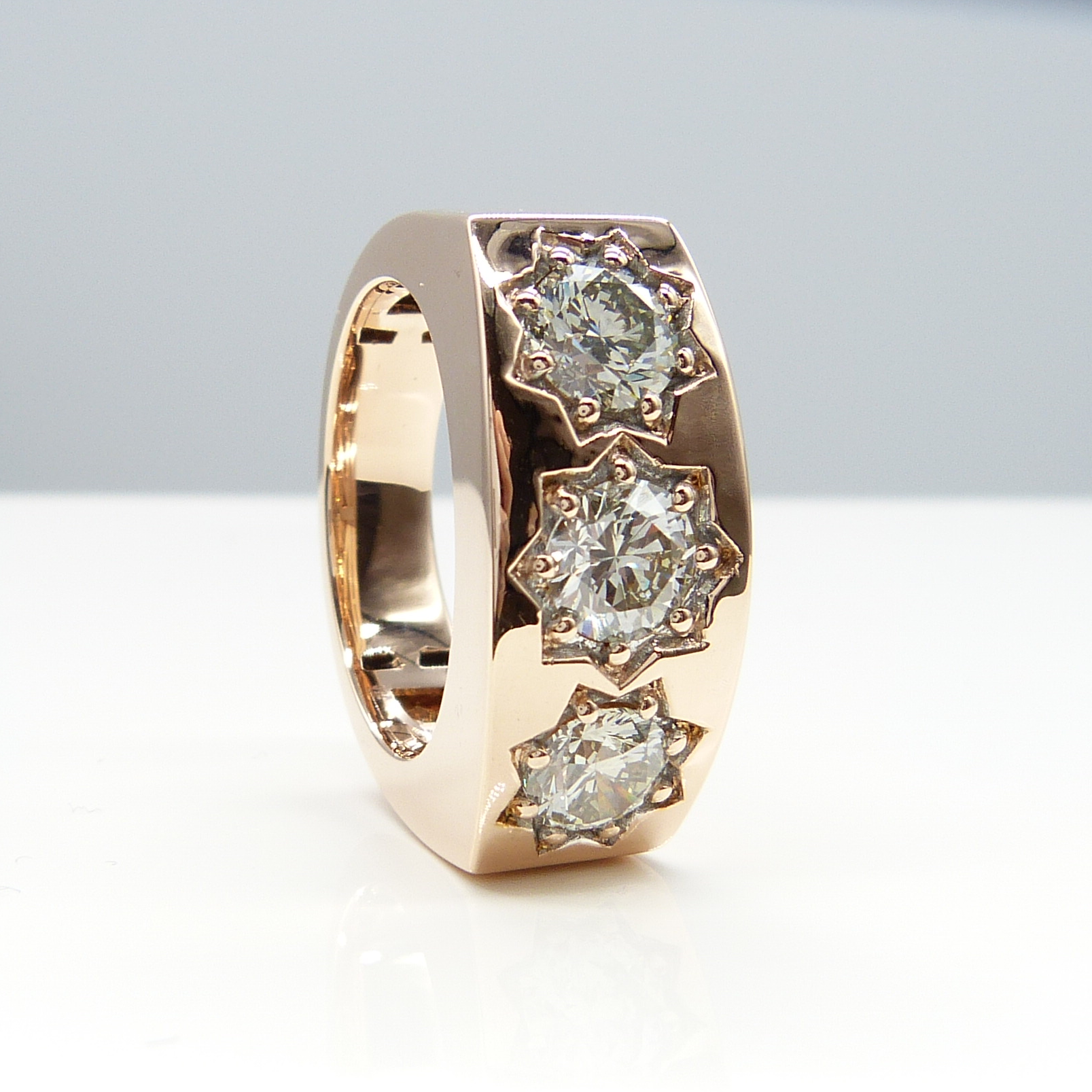 18K ROSE GOLD GYPSY RING