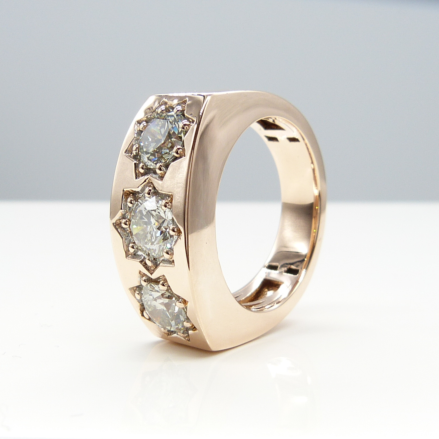 18K ROSE GOLD GYPSY RING