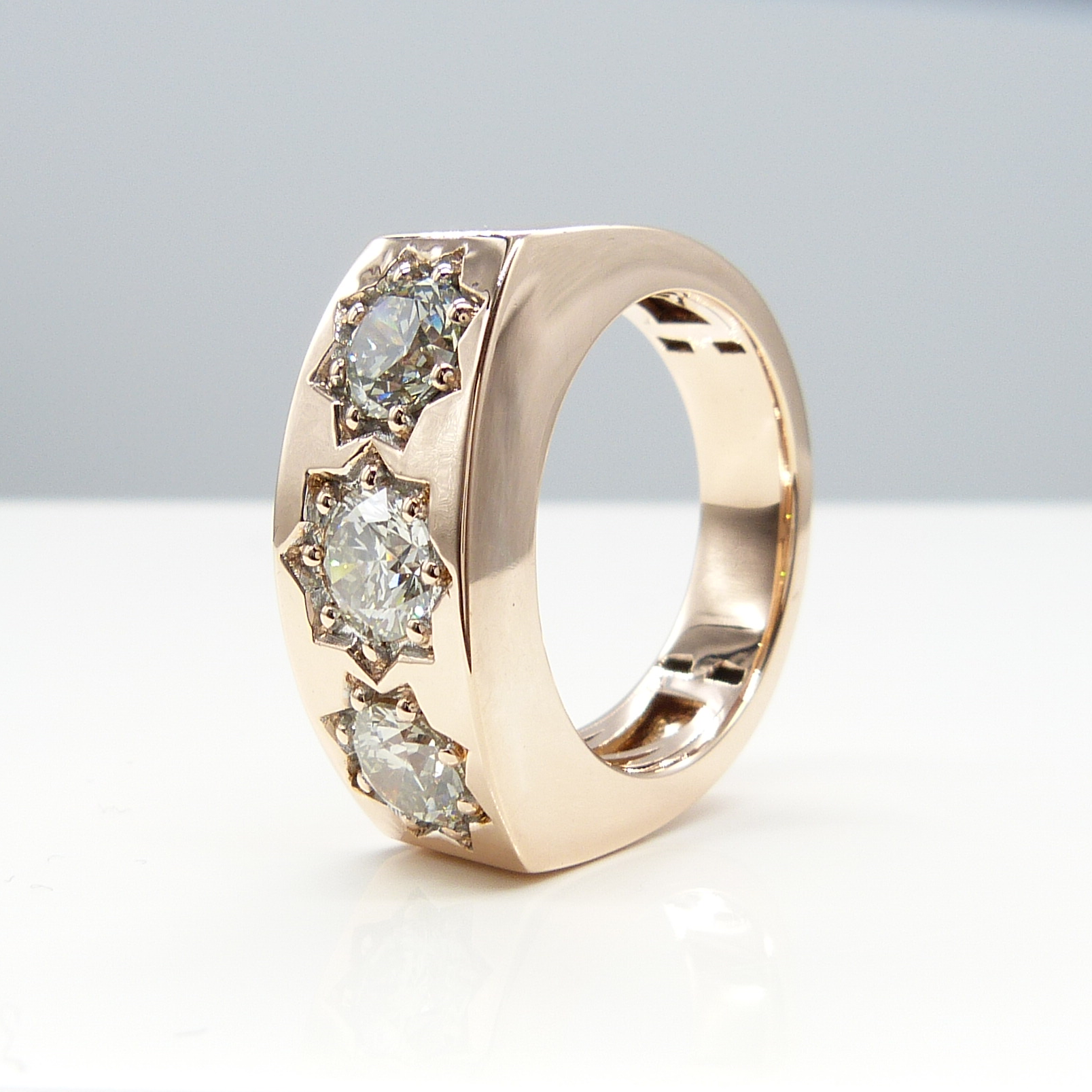 18K ROSE GOLD GYPSY RING