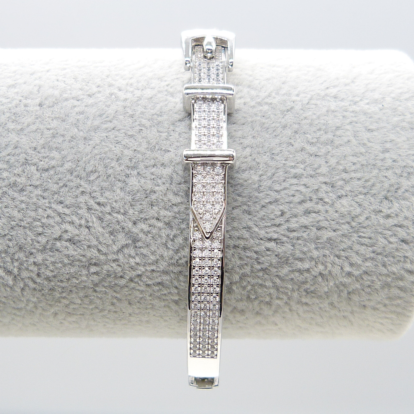 SILVER BUCKLE BRACELET