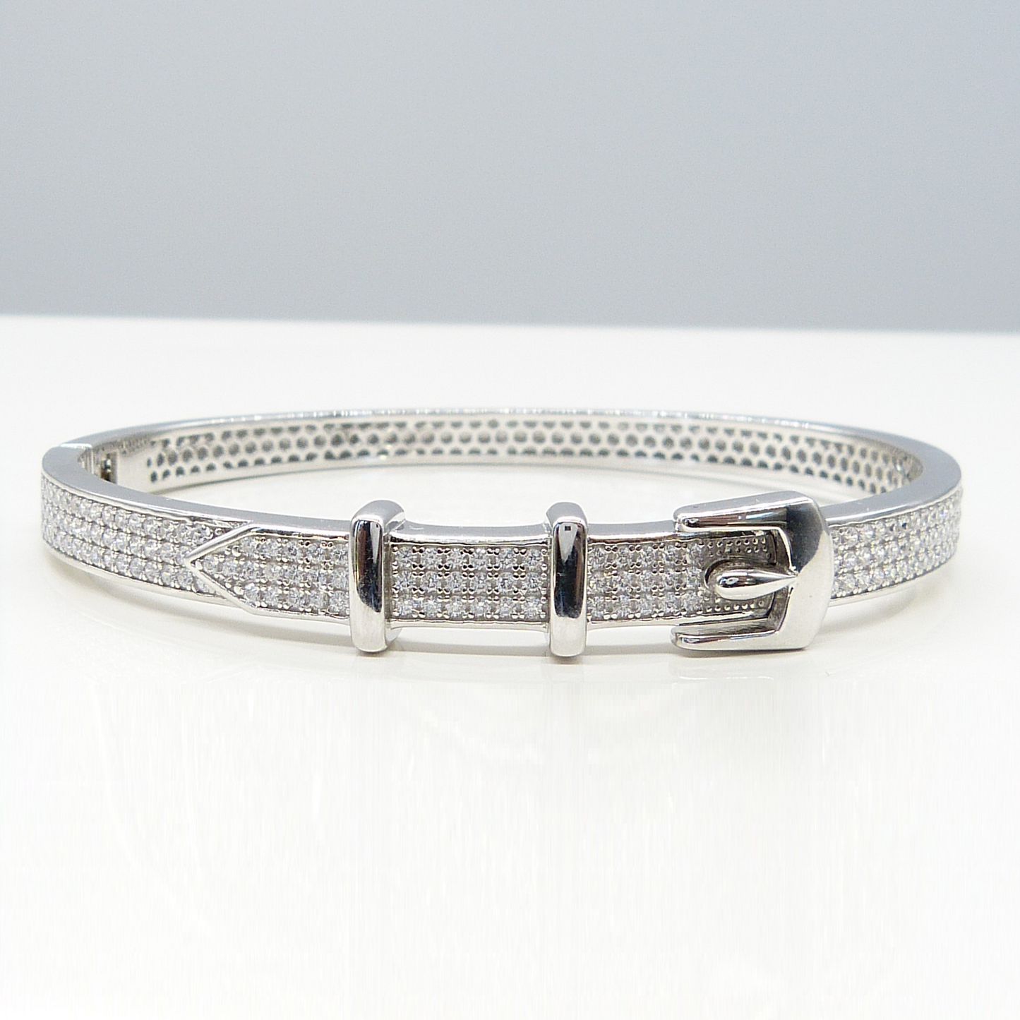 SILVER BUCKLE BRACELET
