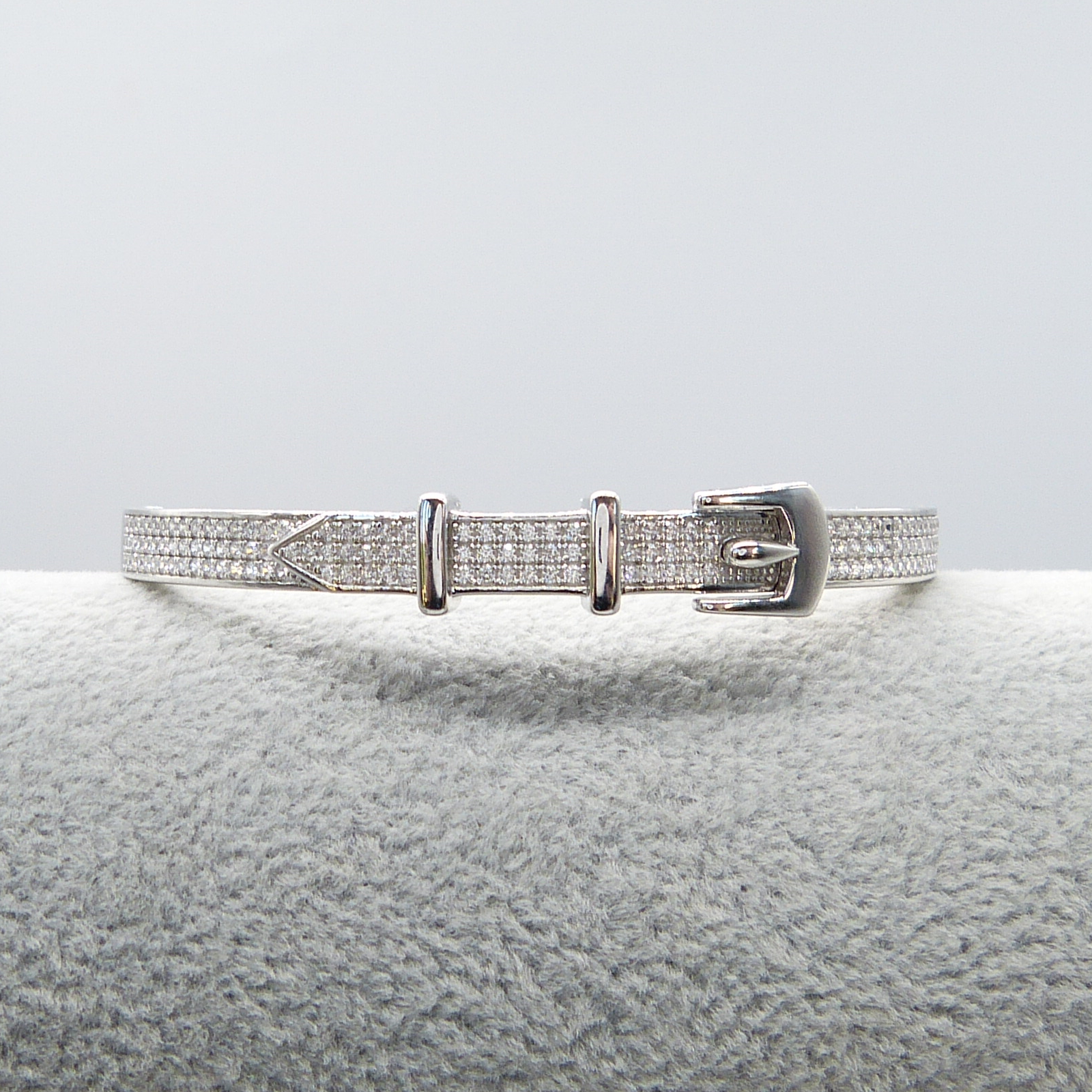 SILVER BUCKLE BRACELET