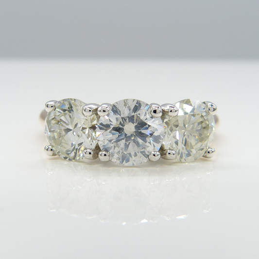 18K ROSE GOLD GRADUATED DIAMOND RING